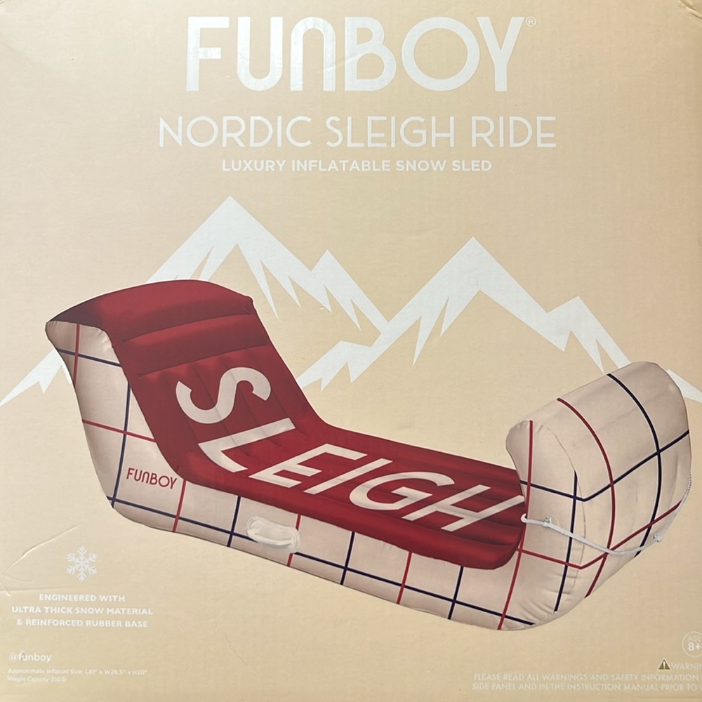 ๐ Funboy Luxury Inflatable Snow Sled - Picture 2 of 4